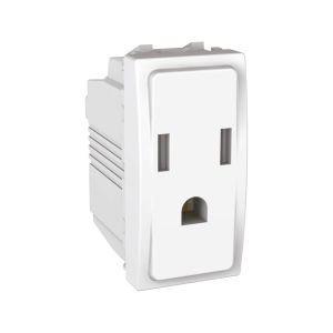 Contacto 2 Polos + Tierra Módulo Americano MU3.027.18-HC Schneider Electric