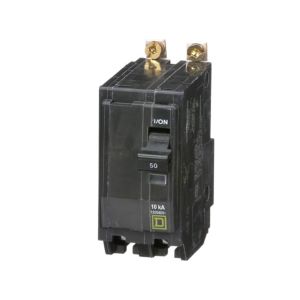 Interruptor termomagnético QOB, 2 polos, 50 A. QOB250 Schneider Electric