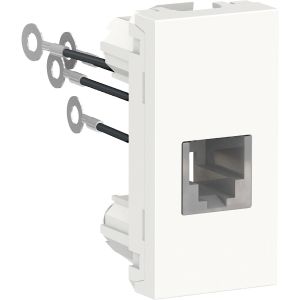 Toma de teléfono, toma RJ11, 4 hilos. S70549104 Schneider Electric