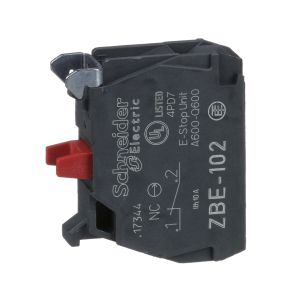 Elemento de Contacto para Botón Control, ZBE102 Schneider Electric