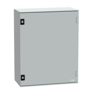 Gabinete de poliéster, 530x430x200, puerta ciega. NSYPLM54G Schneider Electric