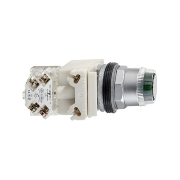 Pulsador luminoso verde 9001K, ø 30, 1nanc. 9001K1L38LGGH13 Schneider Electric