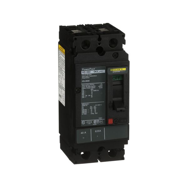 Interruptor atornillable, 2 polos, 40 A. HDL26040 Schneider Electric