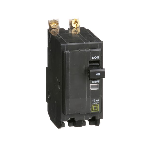 Interruptor, termomagnético, QOB 2 polos, 40 A. QOB240 Schneider Electric