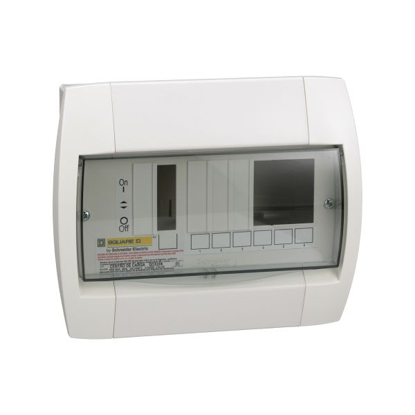 Centro de Carga QOX 100A, Monofásico, 3 Hilos, 120/240V, 8 Espacios, QOX206 Schneider Electric