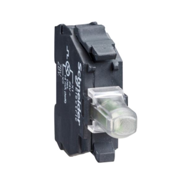 Bloque luminoso, LED integrado azul, 230V. ZBVM6 Schneider Electric