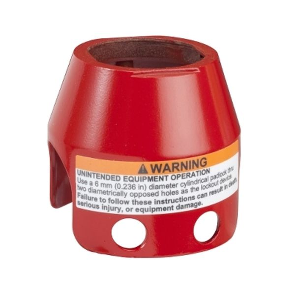 Protección para seta Ø 40 y unidades Ø 22 mm, rojo. ZBZ1604 Schneider Electric